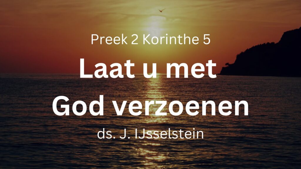 Laat u met God verzoenen